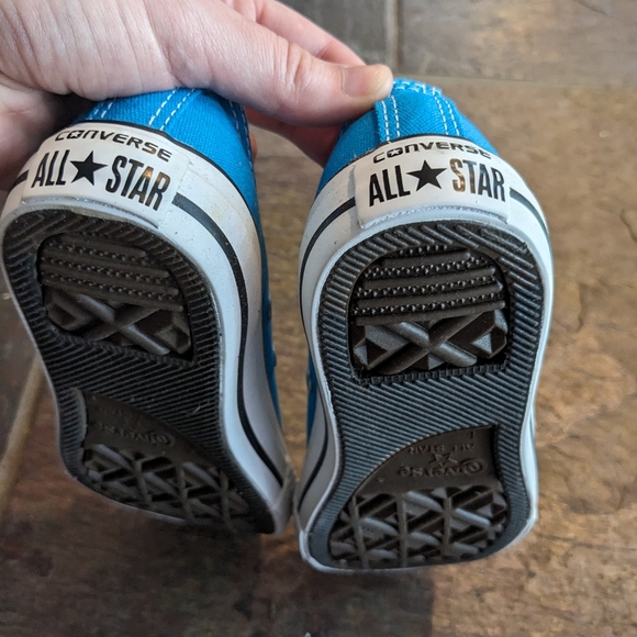 Blue Danube Low Top Kids Converse Youth size 1 - Picture 10 of 11